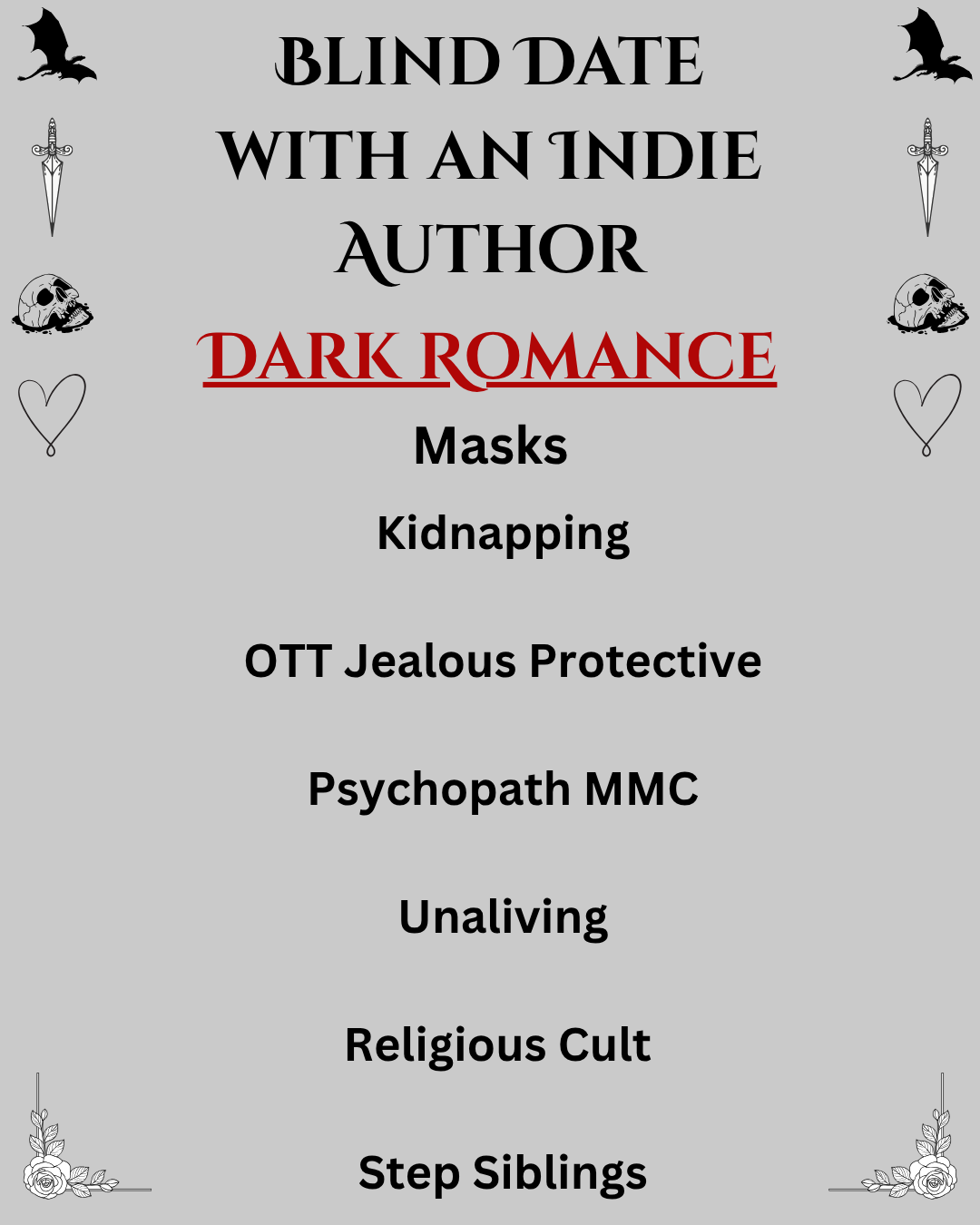 Blind Date with an Indie Author (Dark Romance) #2