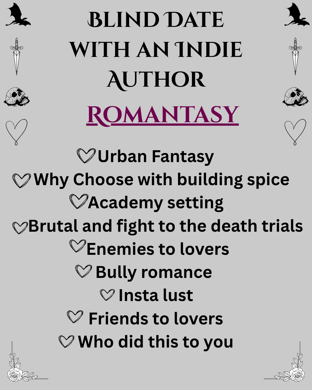 Blind Date with an Indie Author (Romantasy) #1