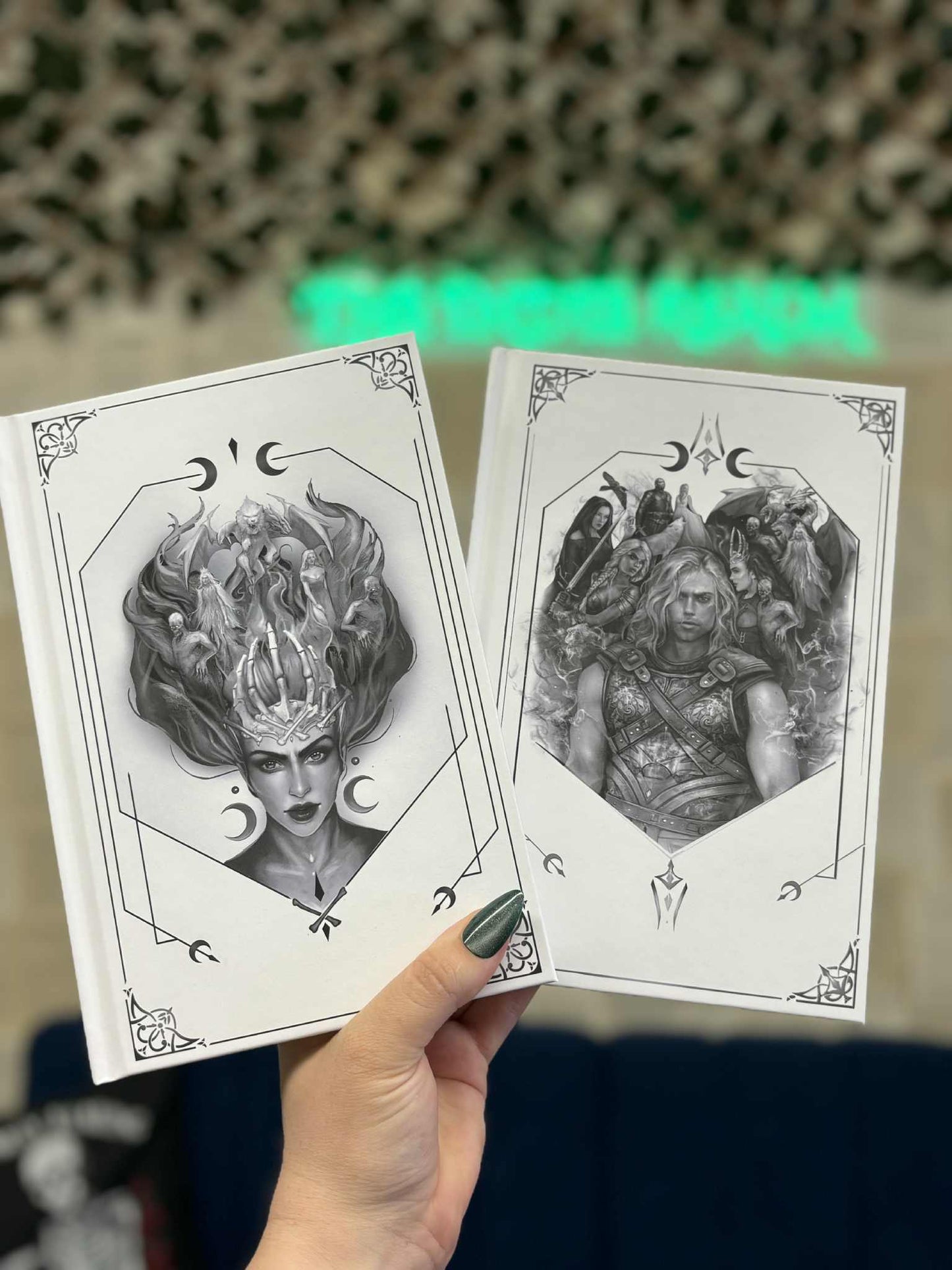 [Hardcover Set] The Goddess of Blood and Bone and The Gods of War and Darkness - Nattie Kate Mason