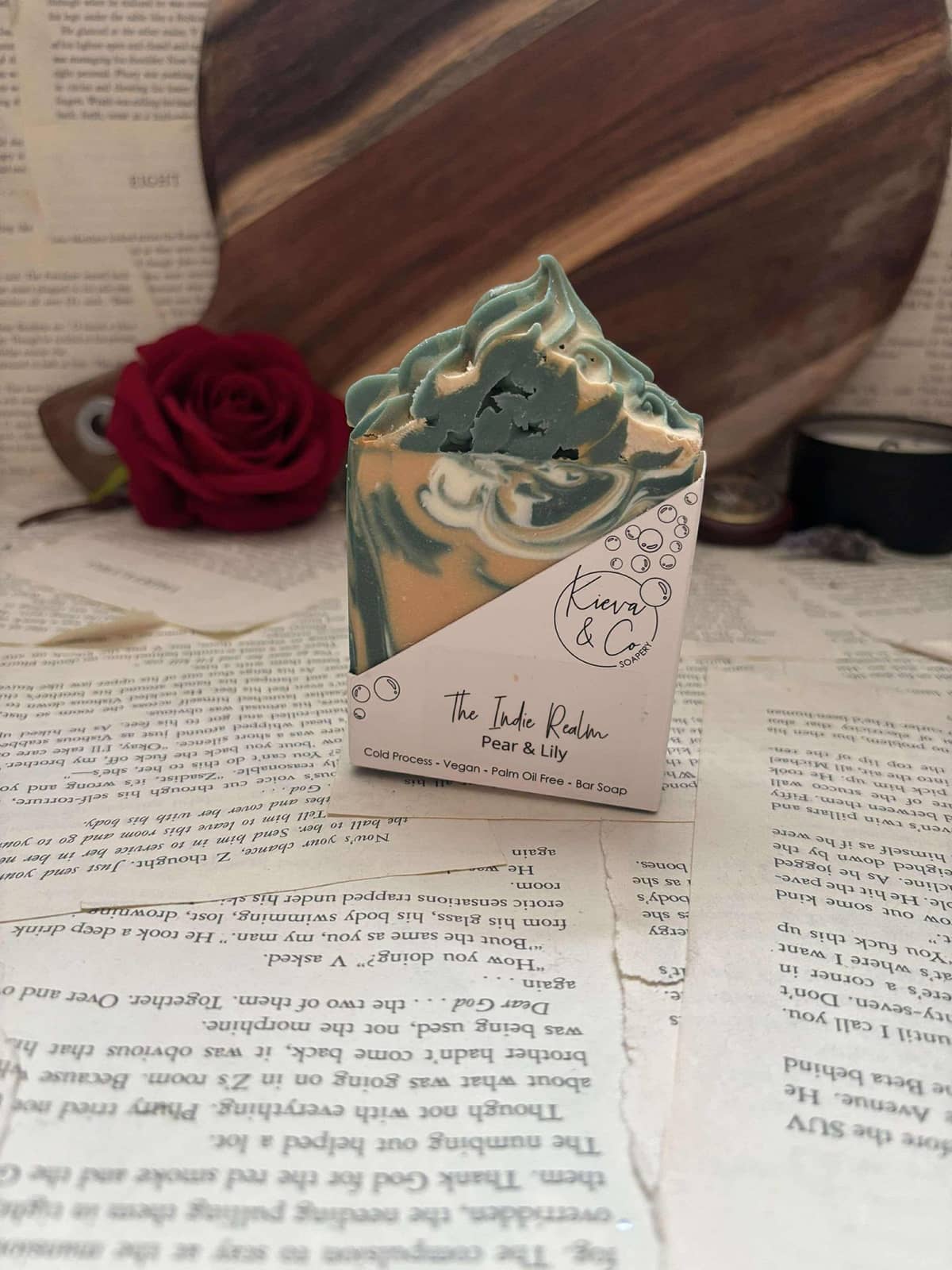 Kieva & Co. bar soap in "The Indie Realm"