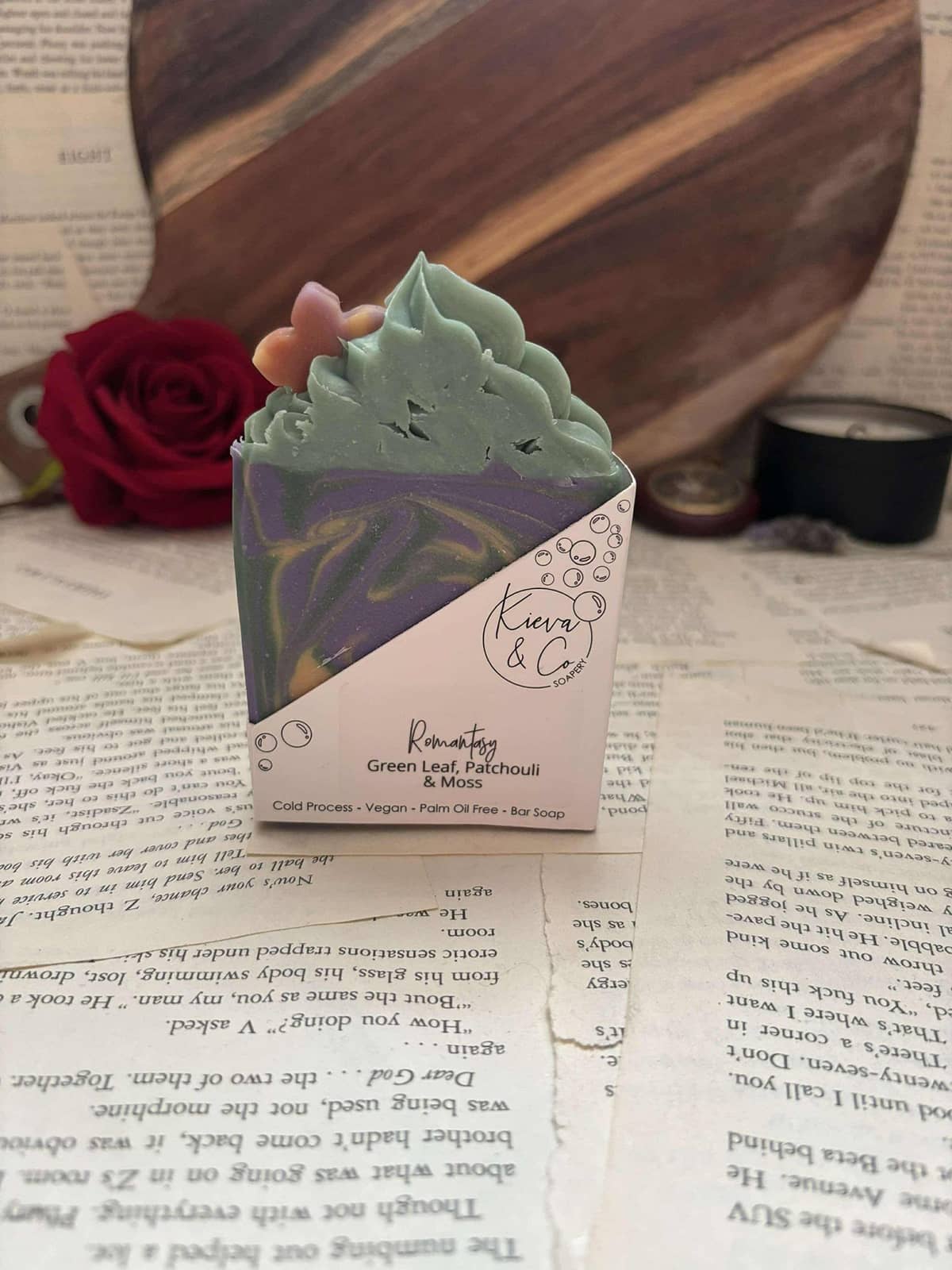 Kieva & Co. bar soap in "Romantasy"