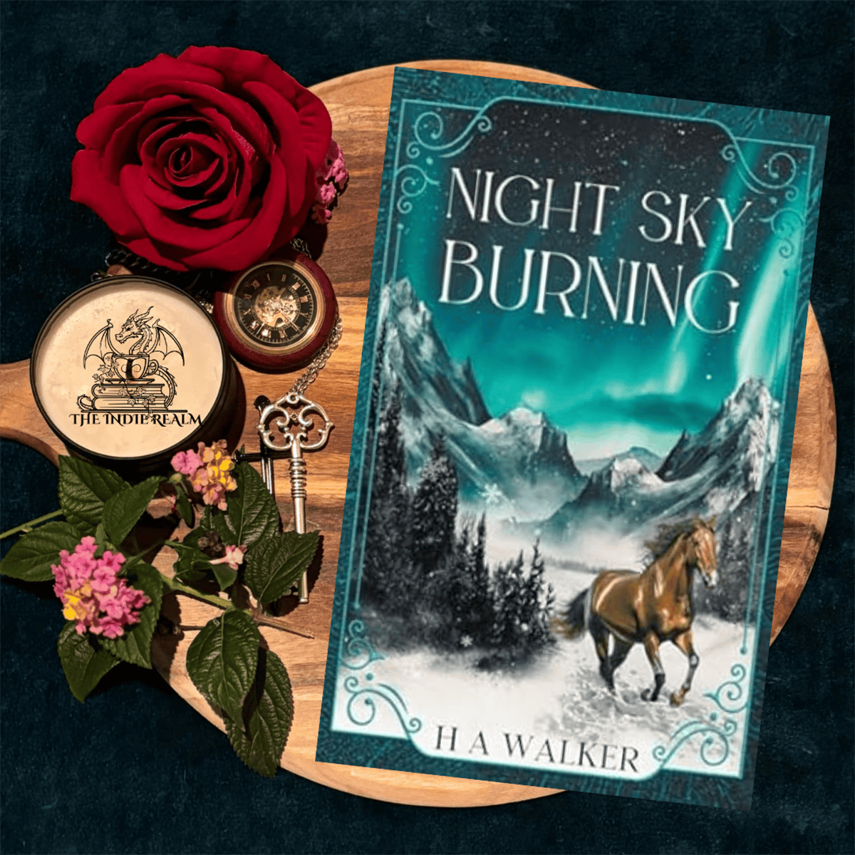 Night Sky Burning by HA Walker