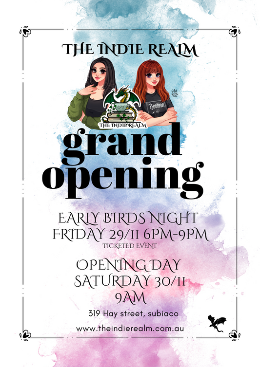 The Indie Realm Grand Opening - Early Bird Tickets